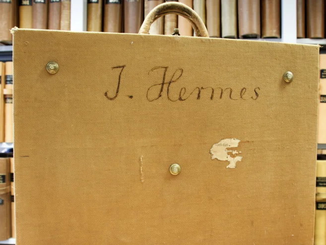 Ein Bild des Koffers von Johann Gustav Hermes